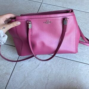 pink coach purse
